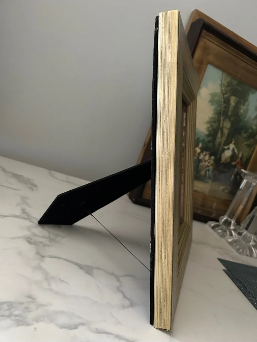 Gold  Gilt large  Decorative Picture Frame - Home Accents aprox  12 x 14,75 inch